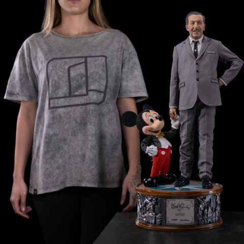 Disney Classics Legacy Replica Statue 1/4 Walt Disney & Mickey Mouse 59 cm [11]