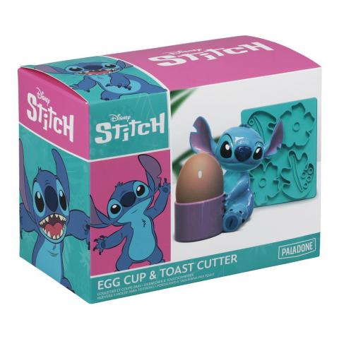 Geek Stuff - Disney Classics Stitch Egg Cup and Toast Cutter Set