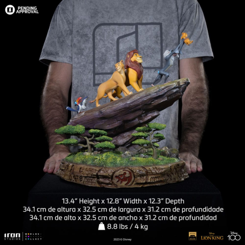 Disney Deluxe Art Scale Statue 1/10 The Lion King 34 cm [6]