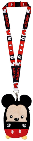 Fashion & Accessories - Disney Deluxe Lanyard with Card Holder Mickey Mouse