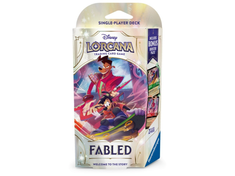 Trading Card Games - Disney Lorcana TCG – Fabled Starter Deck (Ariel & Mulan / Powerline & Max Goof)