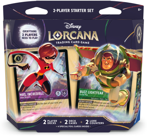 Noutati - Disney Lorcana TCG Wilds Unknown 2 Player Starter Set