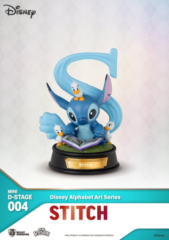 Disney Mini Diorama Stage Statues 6-pack Alphabet Art 10 cm [5]