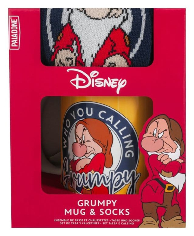 PRECOMENZI - Disney Mug & Socks Set Snow White Who You Calling Grumpy