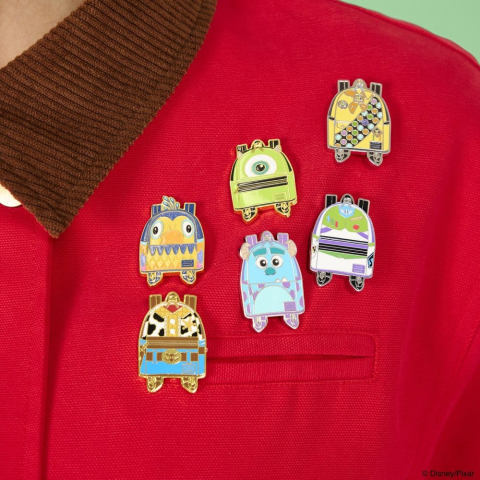 Fashion & Accessories - Disney/Pixar by Loungefly Enamel Pins Mini Backpack Blind Box Assortment (12)