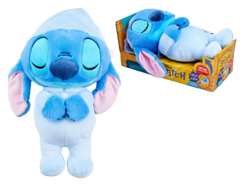 Jucarii - Disney Plush Figure with Sound Sleeping Stitch 31 cm
