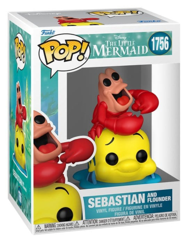 PRECOMENZI - Disney POP! Vinyl Figure : TLM S3- Sebastian & Flounder 9 cm