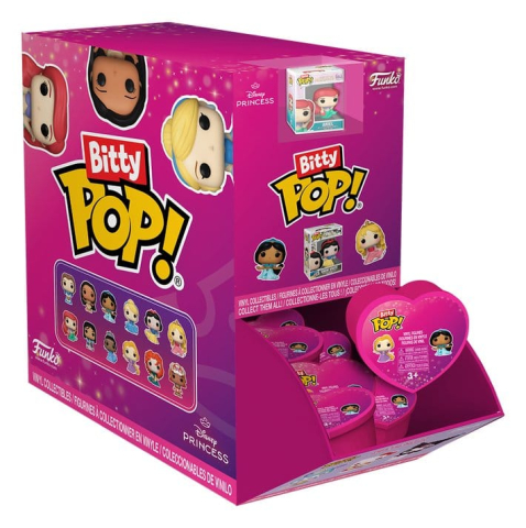 PRECOMENZI - Disney Princess POP! Vinyl Figure Hearts PDQ Display (24) 2,5 cm