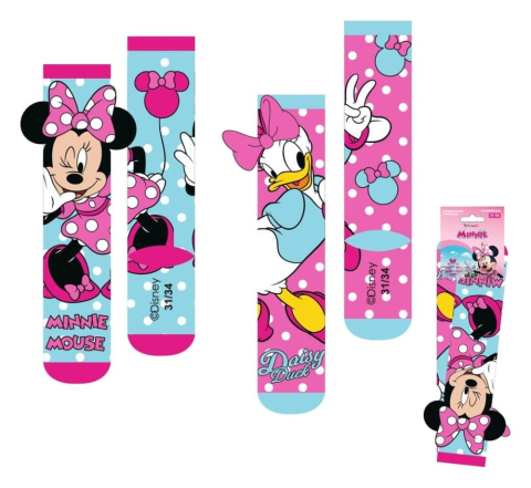 PRECOMENZI - Disney Socks with Applications Minnie Mouse 27-34