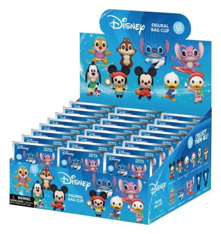 Disney Sports 3D PVC Bag Clips Series 55 Blind Bag Display (24) [2]