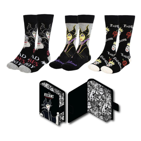 PRECOMENZI - Disney Villains Socks 3-Pack 36-43