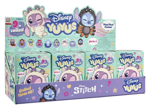 Disney YuYus Plush Key rings Wave 2 Stitch & Angel 13 cm Blindbox Display (8) [5]