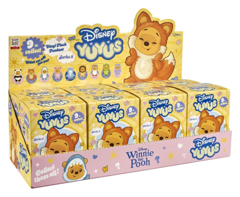 Disney YuYus Plush Key rings Wave 2 Winnie the Pooh 13 cm Blindbox Display (8) [5]