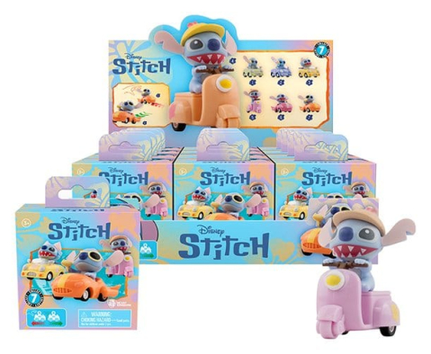 Disney Zoom Hero Pullback Vehicles with Figures Lilo & Stitch Series 2 Blind Box Display (12) [1]