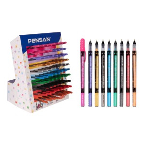 Rechizite, Creativitate, Hobby - DISPLAY 240 PIXURI PENSAN JELY GLITTER 2800/240