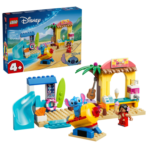 Lego Disney - Distracție pe plajă cu Lilo și Stitch