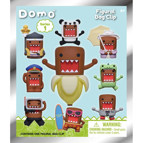 Domo-kun 3D PVC Bag Clips Series 1 Display (24) [1]