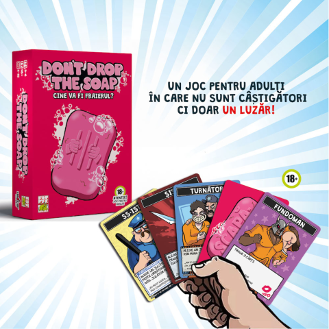 Noutati - Don’t Drop the Soap – Joc de petrecere pentru adulti (+18 ani, limba romana)