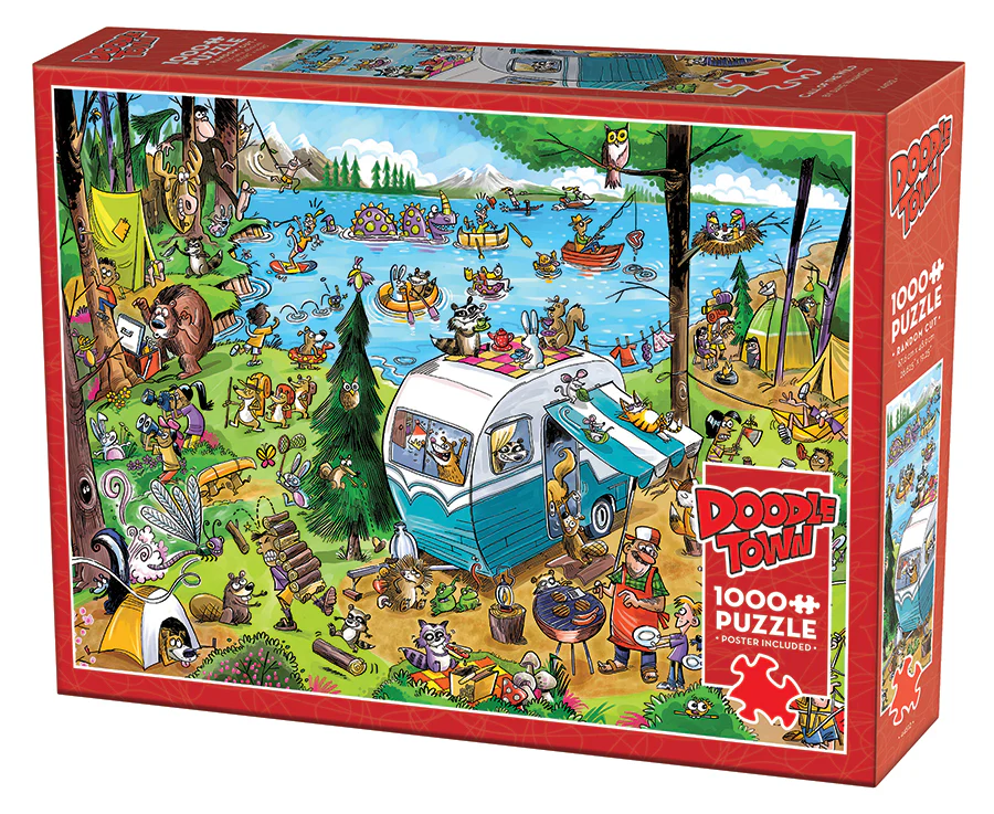 Puzzle 1000 piese - Doodletown: Call of the Wild – Puzzle 1000 piese