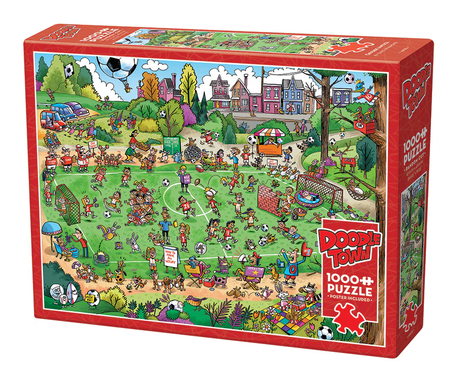 Puzzle - Doodletown: Offside Antics – Puzzle 1000 piese