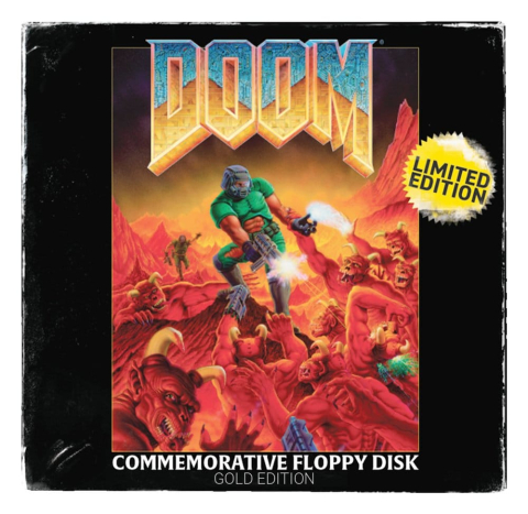 Doom Replik Floppy Disk Gold Plated Limited Edition [5]
