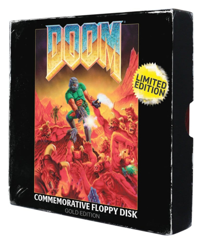 Doom Replik Floppy Disk Gold Plated Limited Edition [3]