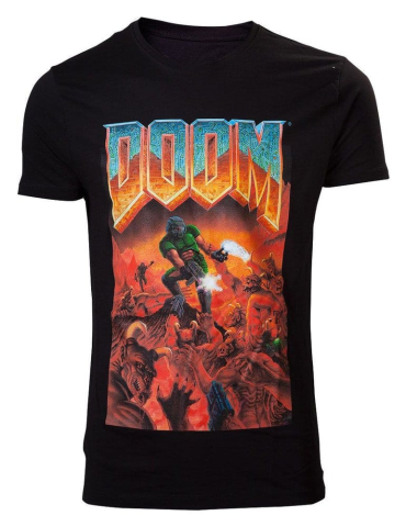 PRECOMENZI - DOOM T-Shirt Classic Boxart Size XL