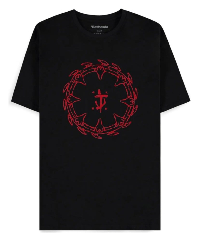Fashion & Accessories - DOOM T-Shirt The Dark Ages Red Shield Size XL