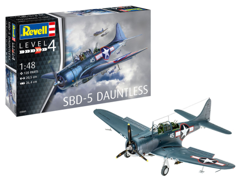 Figurine - Douglas SBD-5 Dauntless 1/72 – Model avion american WWII