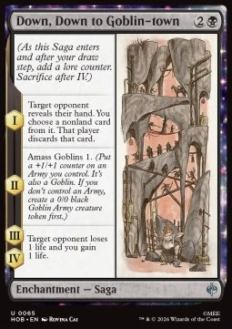 Magic: The Gathering Singles - Down, Down to Goblin-town The Hobbit - Singles 65 FOILED