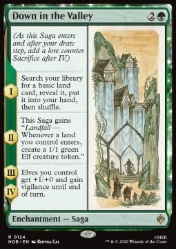 Magic: The Gathering Singles - Down in the Valley The Hobbit - Singles 124