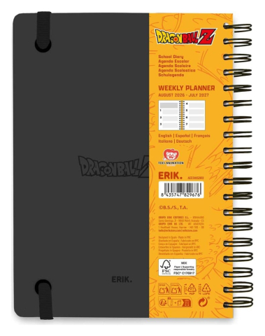 Dragon Ball School Diary weekly planner 2026/2027 A5 [2]