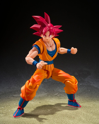 PRECOMENZI - Dragon Ball Super S.H.Figuarts Action Figure Super Saiyan God Son Guko (God Aura) 15 cm