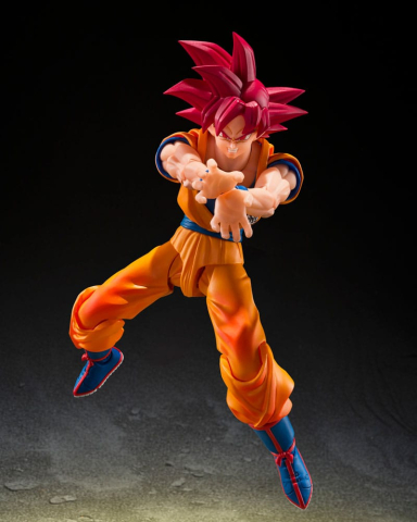 Dragon Ball Super S.H.Figuarts Action Figure Super Saiyan God Son Guko (God Aura) 15 cm [2]