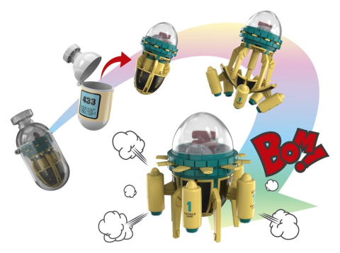 PRECOMENZI - Dragon Ball Z Changearts Action Figure Hoi-Poi Capsule No. 433 Trunks's Time Machine 8 cm