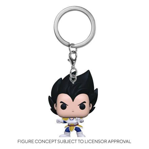 PRECOMENZI - Dragon Ball Z Pocket POP! Vinyl Keychains 4 cm Vegeta Display (12)