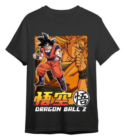 PRECOMENZI - Dragon Ball Z T-Shirt Goku & Super Saiyan Black Size XXL