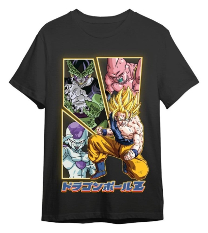 PRECOMENZI - Dragon Ball Z T-Shirt Villains & Goku Black Size XXL