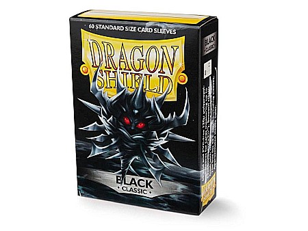 Accesorii jocuri de societate - Dragon Shield 60 Classic - Black (60 Sleeves)