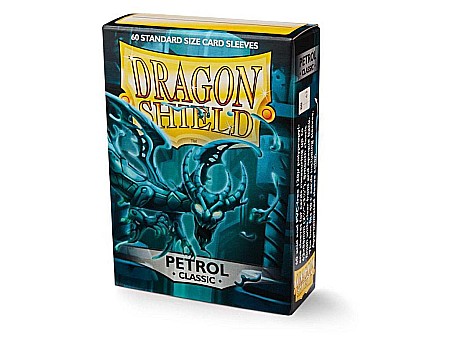 Accesorii jocuri de societate - Dragon Shield 60 Classic - Petrol (60 Sleeves)