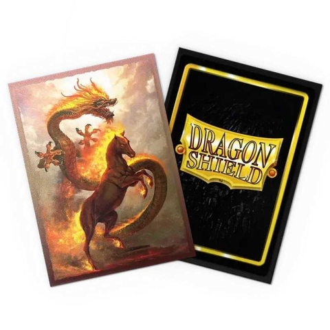 Dragon Shield Fire Horse 2026 Matte Dual Art Sleeves – Standard Size (100 buc) [2]