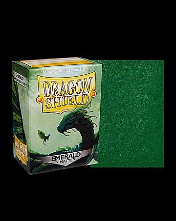 Accesorii jocuri de societate - Dragon Shield Matte Sleeves - Emerald (100 Sleeves)