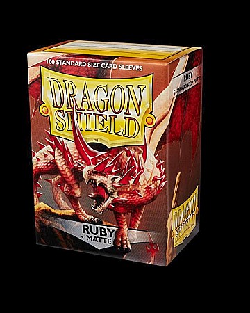 Dragon Shield Matte Sleeves - Ruby (100 Sleeves) [2]