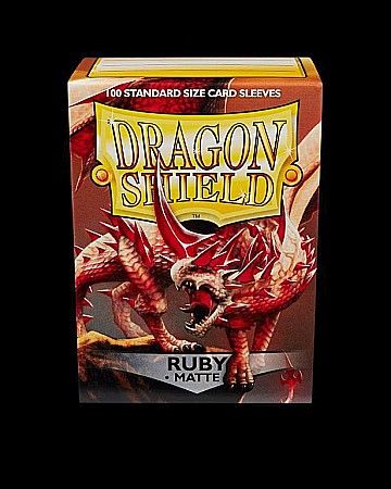 Dragon Shield Matte Sleeves - Ruby (100 Sleeves) [3]