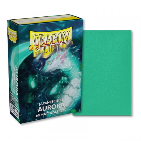 Accesorii jocuri de societate - Dragon Shield Sleeves Matte Aurora – Japanese Size (60 buc)