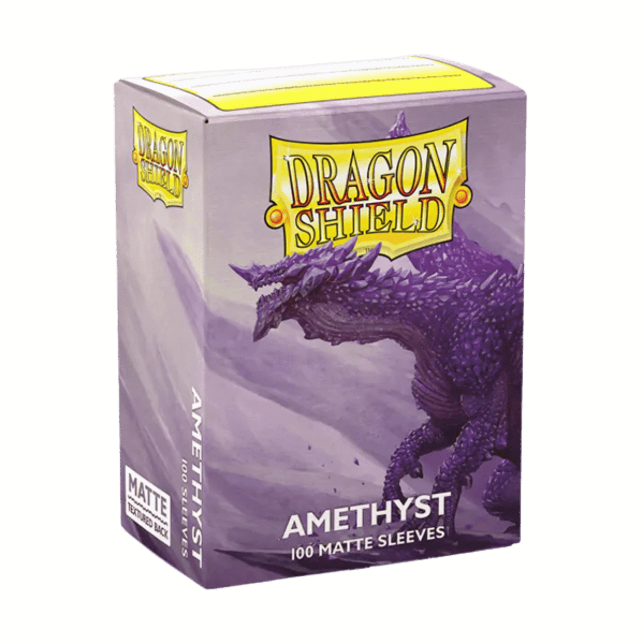 Protectii pentru carti (Sleeves) - Dragon Shield Standard Matte Sleeves - Amethyst (100 Sleeves)
