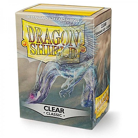 Accesorii jocuri de societate - Dragon Shield Standard Sleeves - Clear (100 Sleeves)