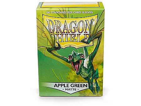 Accesorii jocuri de societate - Dragon Shield Standard Sleeves - Matte Apple Green (100 Sleeves)