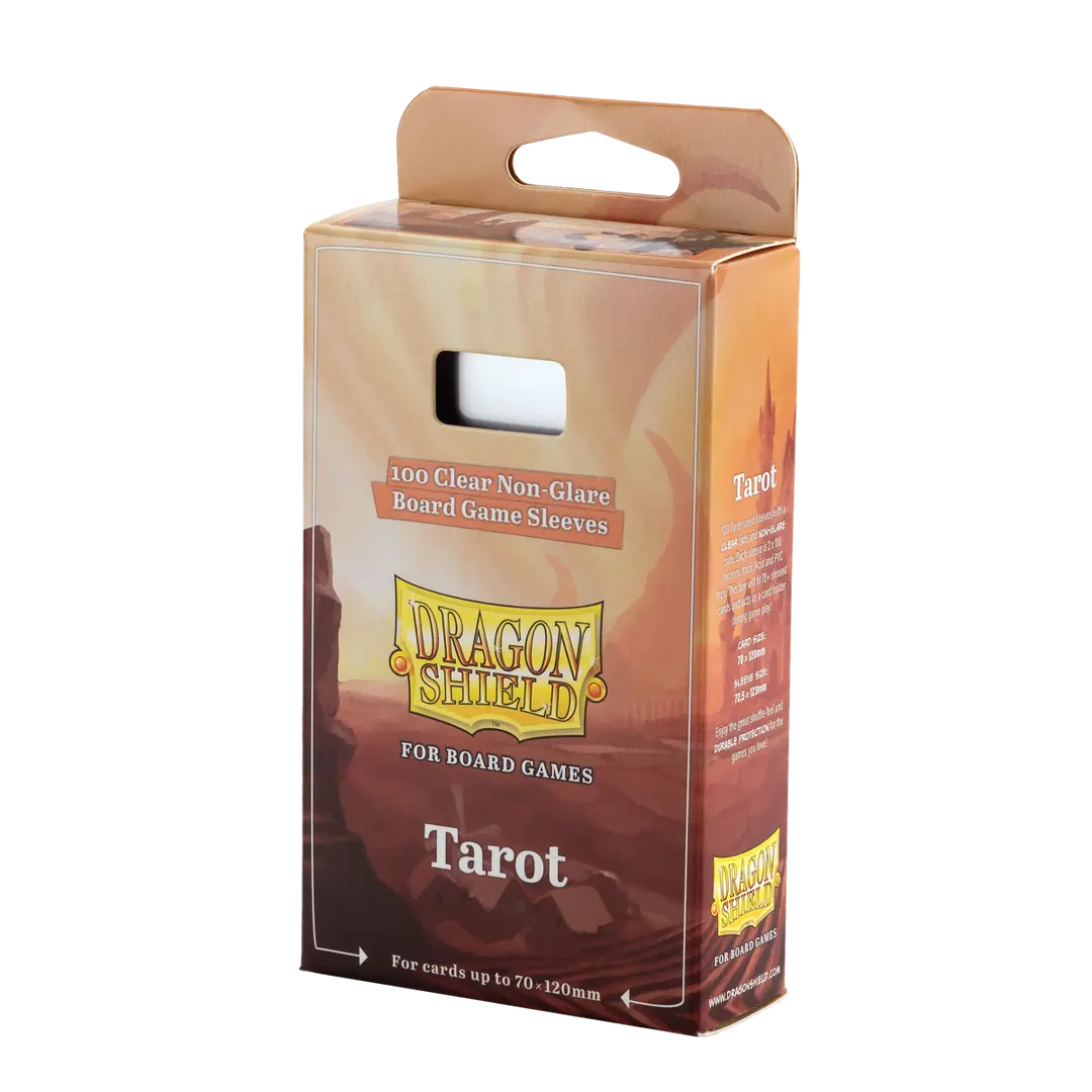 Accesorii jocuri de societate - Dragon Shield Tarot Clear Non Glare Board Game Sleeves