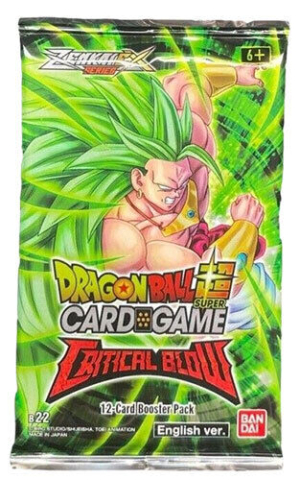 DragonBallZ - DragonBall Super Card Game Critical Blow B22 Booster